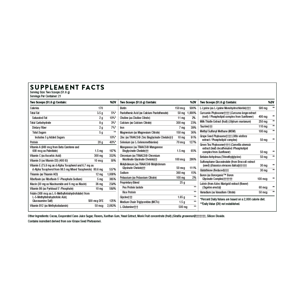 Chocolate Rice and Pea Protein Drink Powder 38.2 Oz X71562