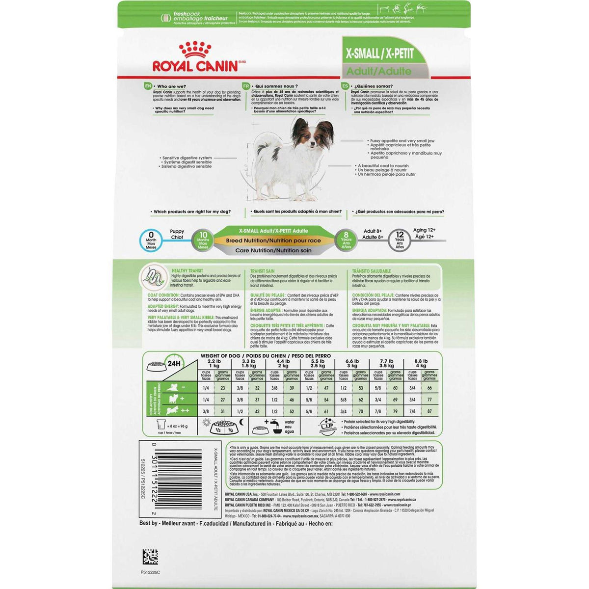 X-Small Adult Dry Dog Food R844