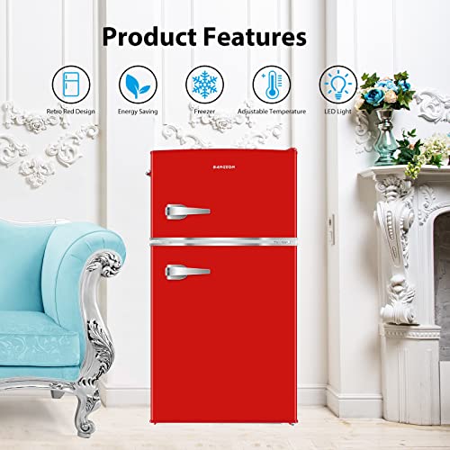3.2 Cu.Ft 2 Door Mini Fridge with Freezer M7925
