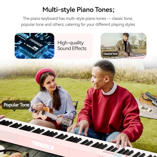 88 Key Weighted Digital Piano with Sustain Pedal L831