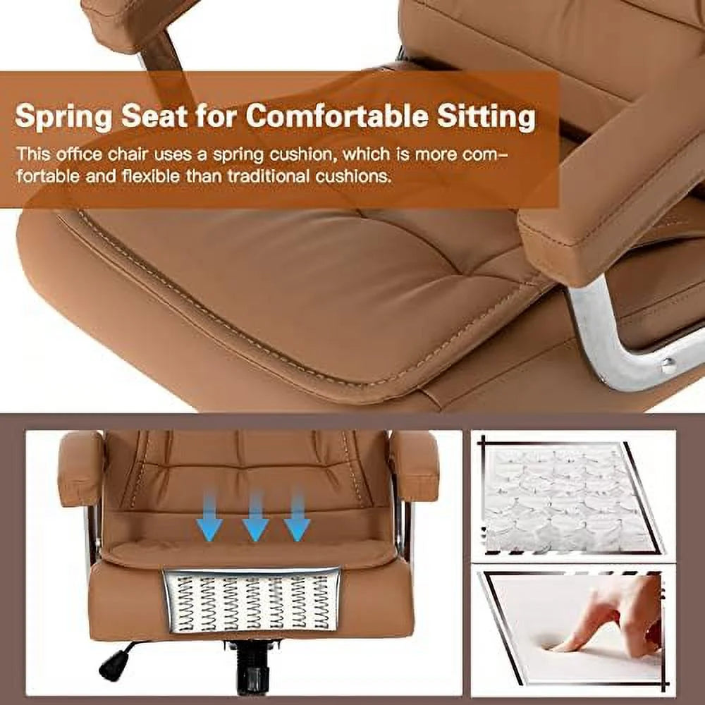Black Adjustable Leather Executive Office Chair A302547
