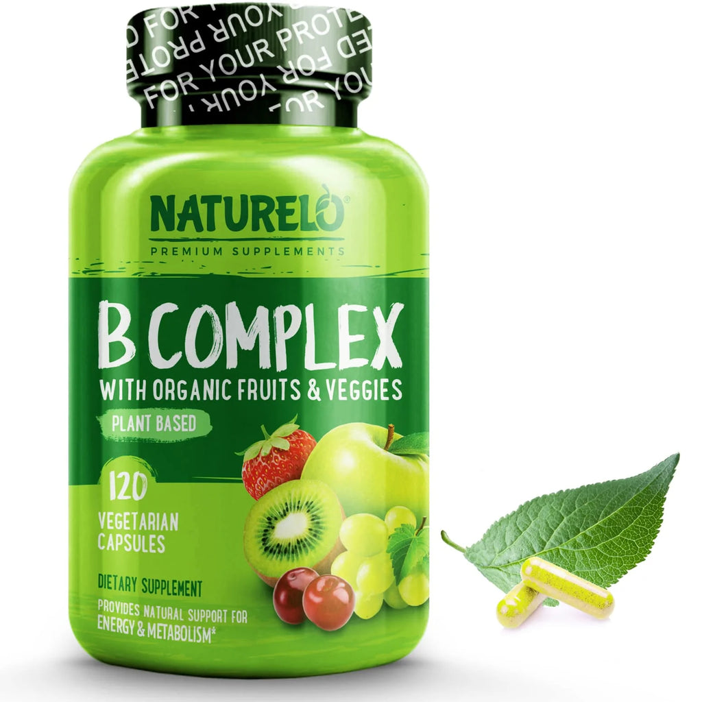 Vitamin B Complex with Methyl B12 Methyl Folate 120 Capsules Z4198