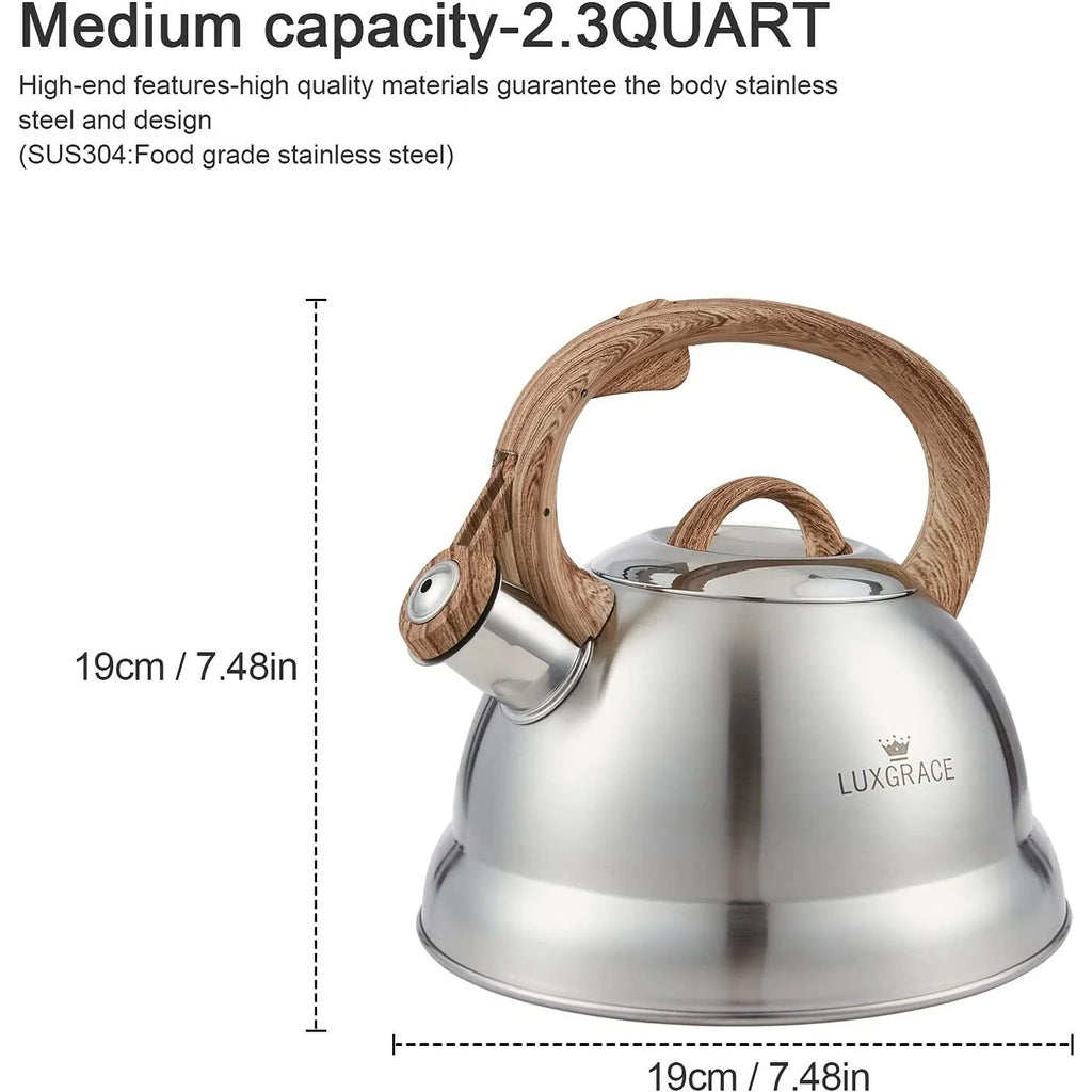 2.3 Qt Stainless Steel Whistling Tea Kettle J306