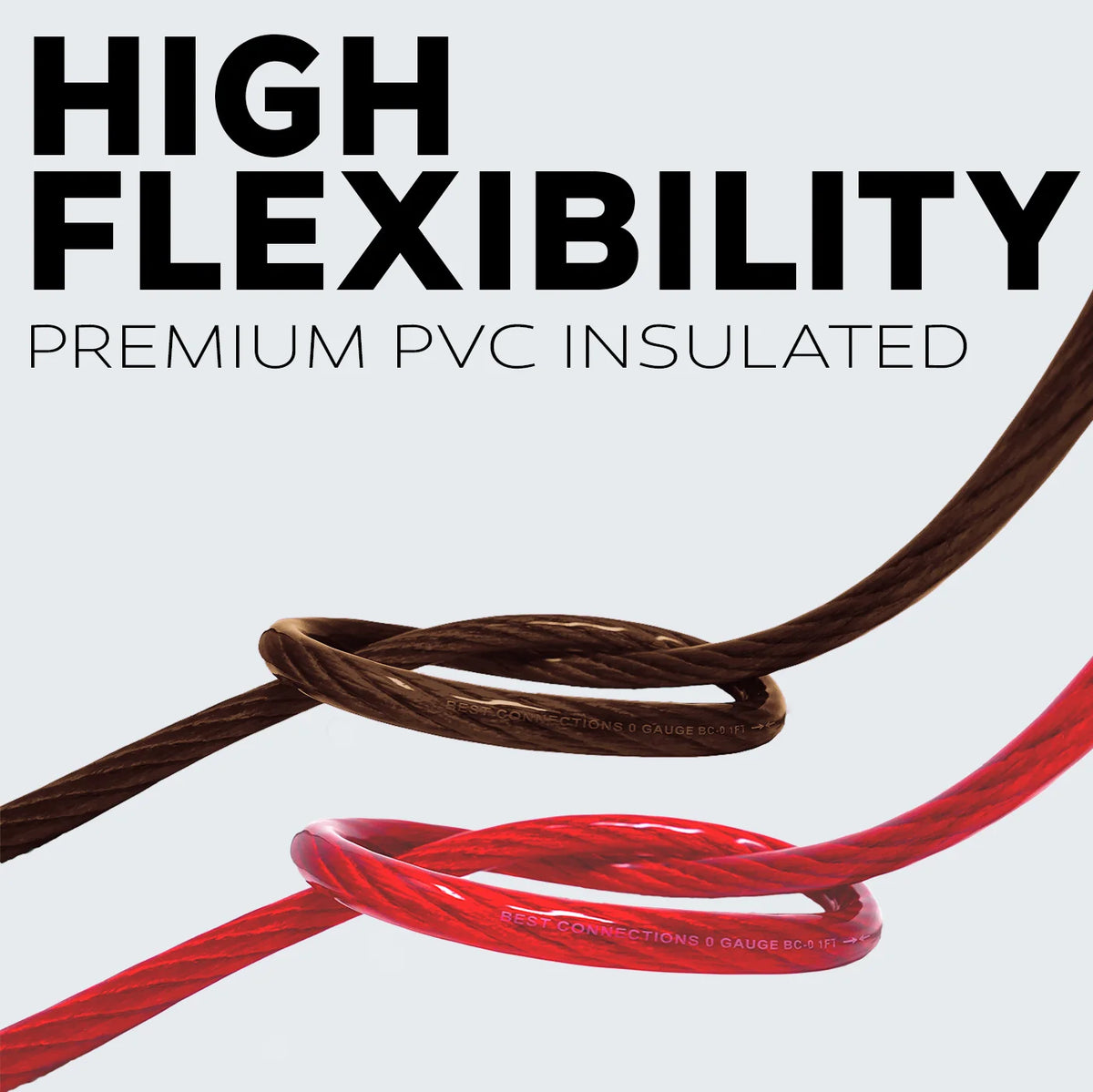 4Ga 25ft Red Translucent Power Ground Electrical Auto Wire P345