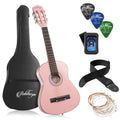 30-Inch Beginner Acoustic Guitar Starter Package, Pink K515341