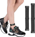 Adjustable Stretchy Nylon Ankle Arm Wrist Band Black Z947