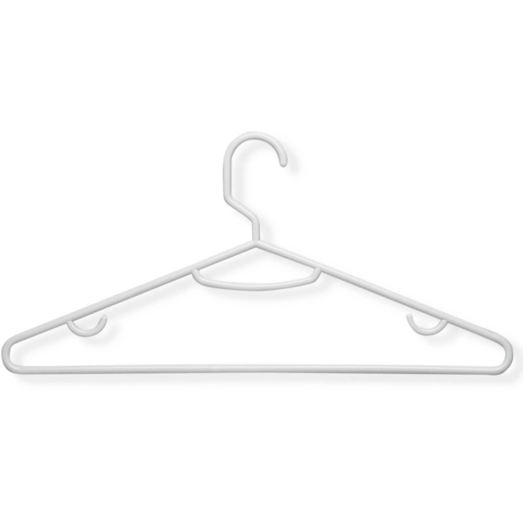 Recycled Plastic Petite Clothing Hangers, 60 Pack, White J3734