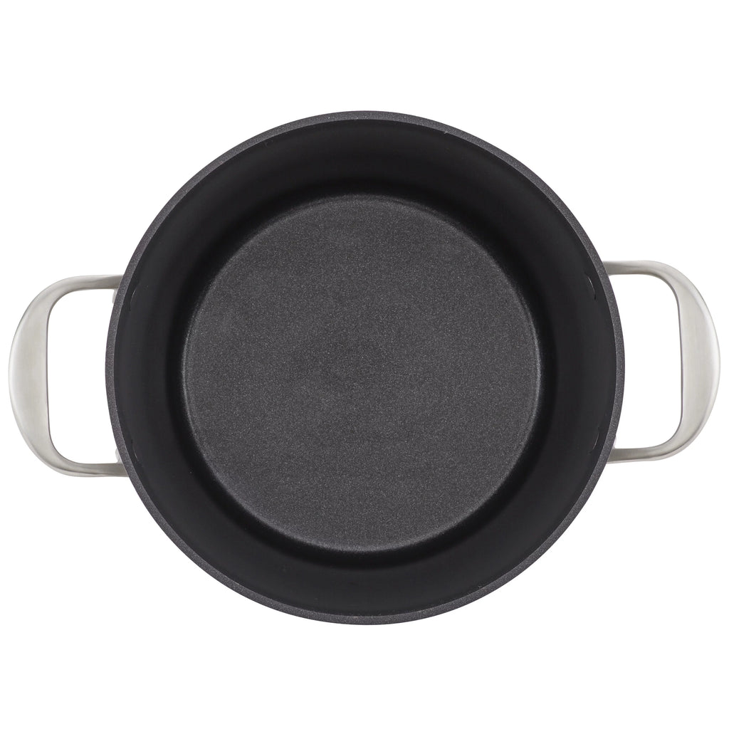 Hard-Anodized Nonstick Dutch Oven with Lid, 5 Quart, Dark Gray W494258