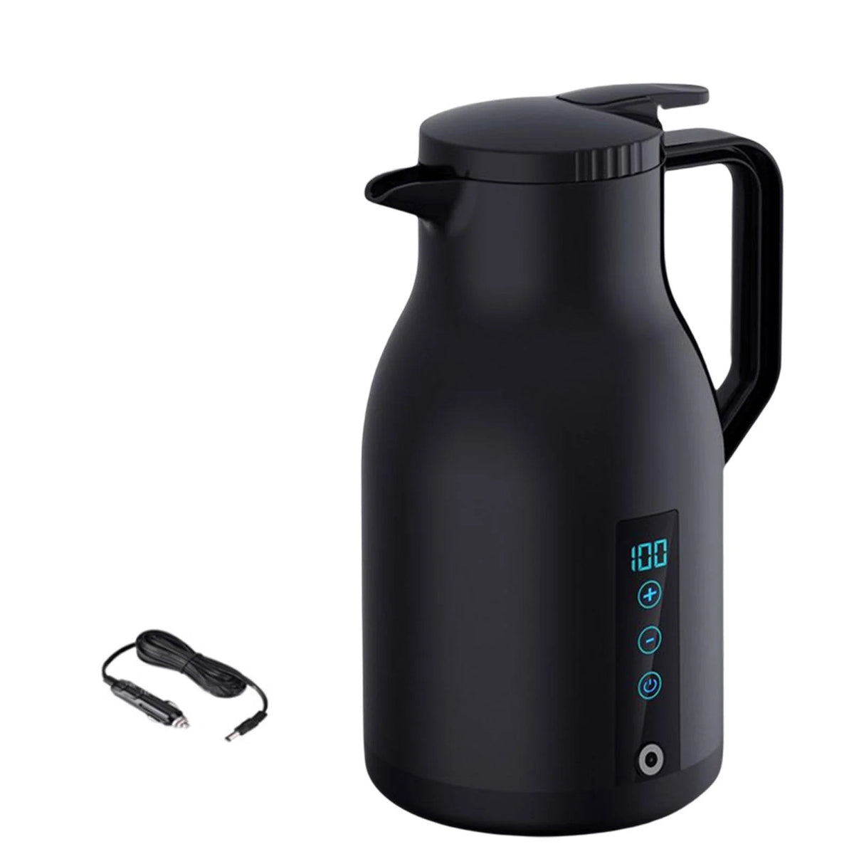 Electric Heating Mug Water Boiler 12V 24V Black I777485