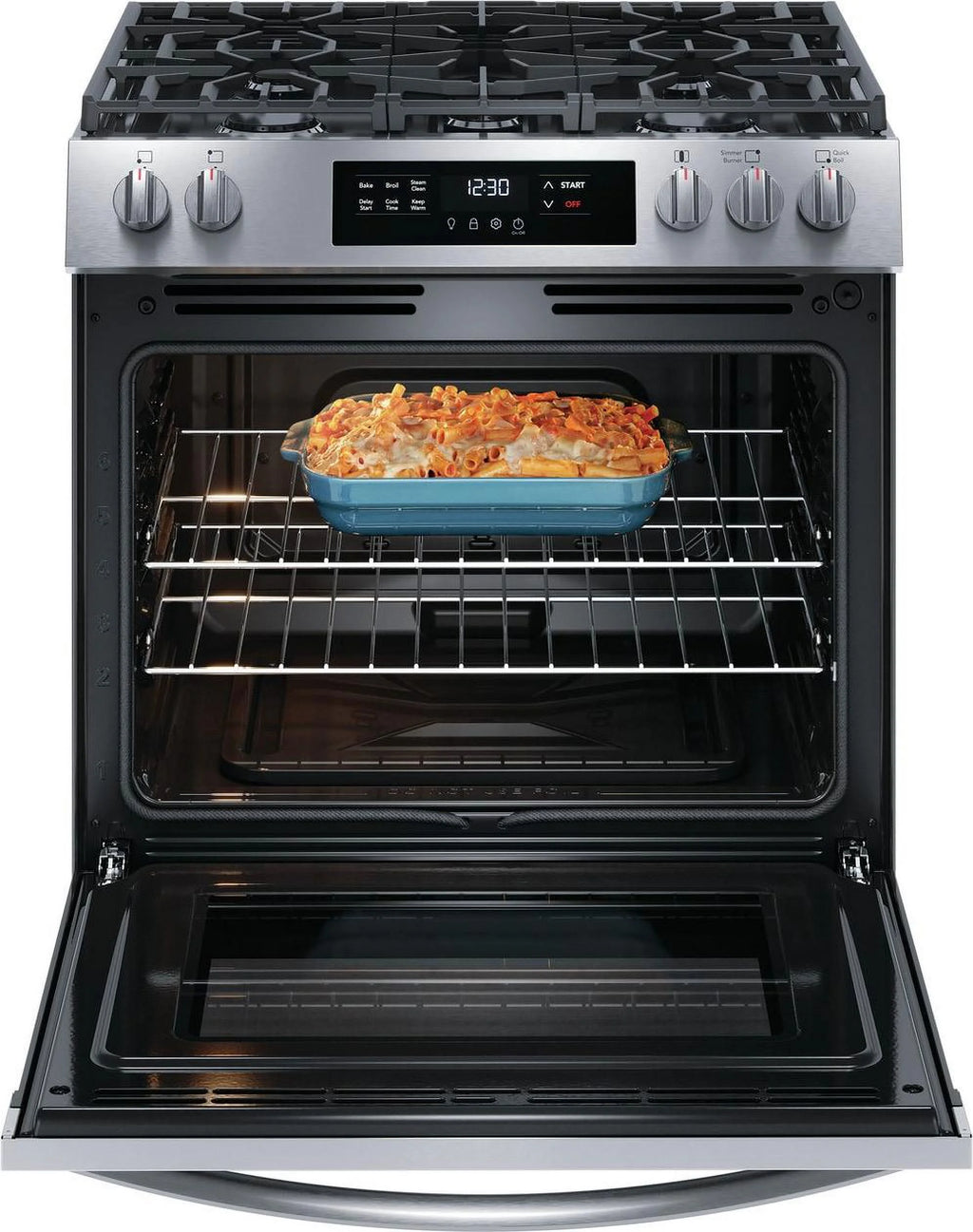 30" Free Standing Gas Range White D632