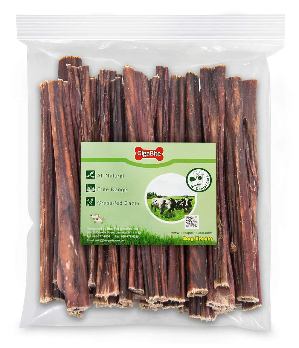 6 Inch Beef Gullet Jerky Sticks Dog Treat 40 Pack F74650