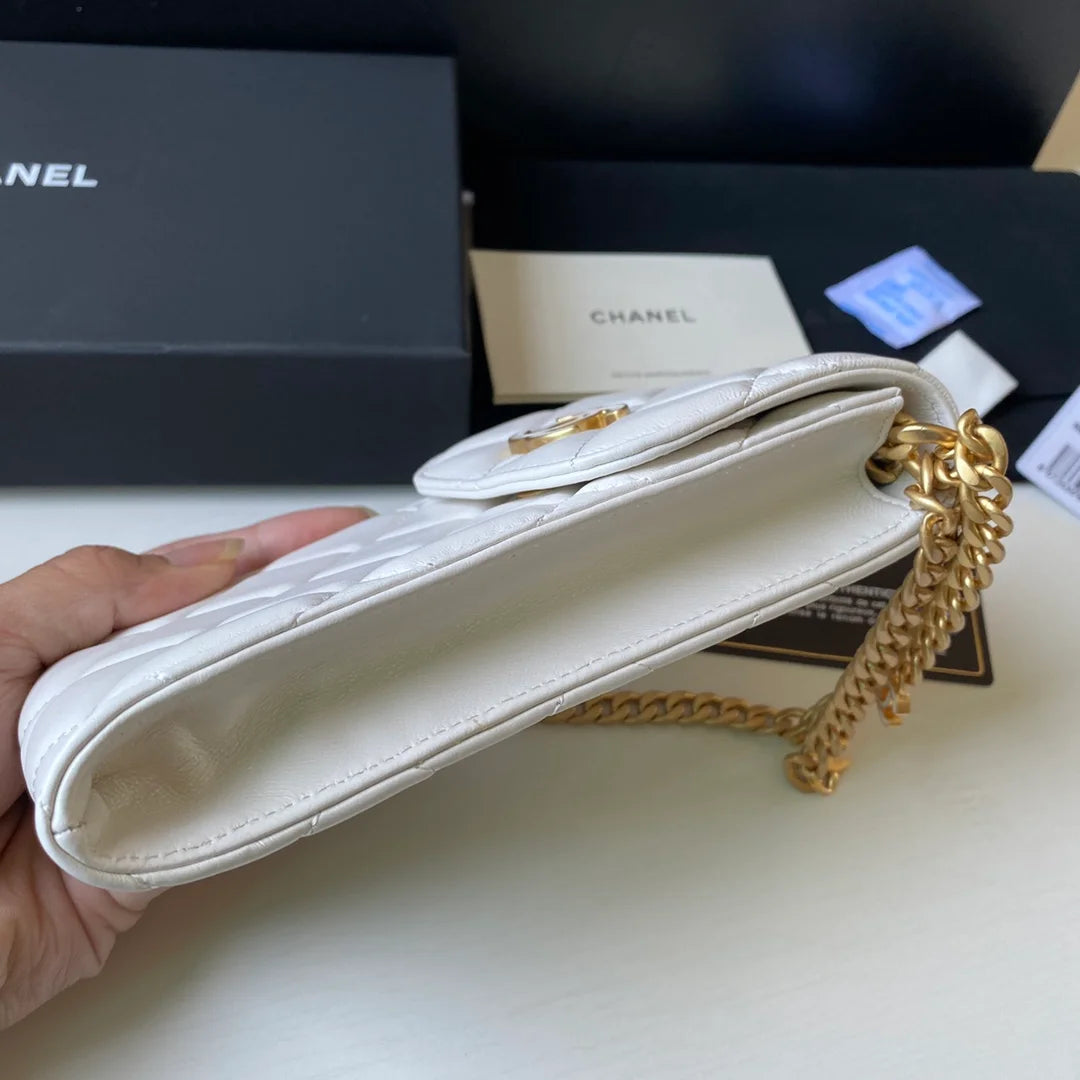 White Phone Holder Bag K454