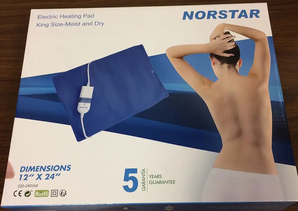 King Size Moist & Dry Heating Pad 220-240 Volt G80321