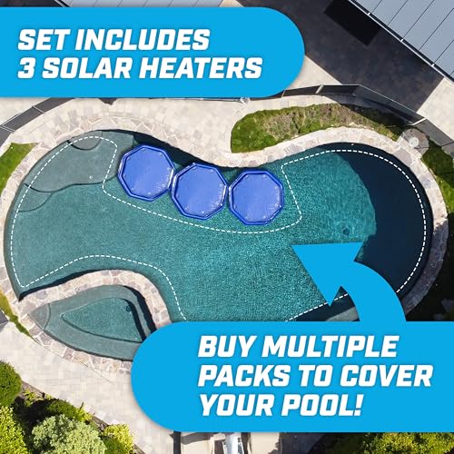 3 Pack Inflatable Solar Pool Heaters H1212
