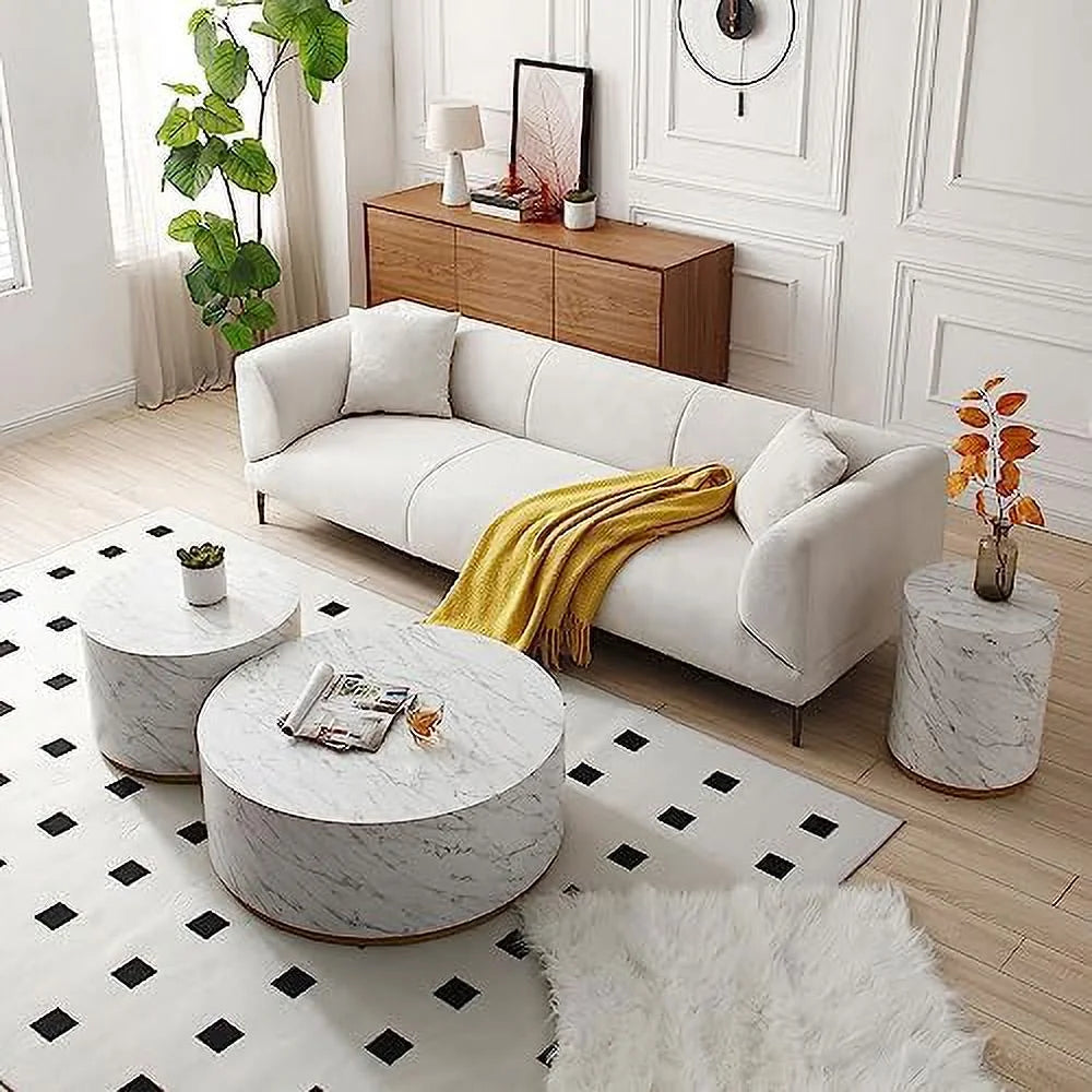Wood Side Table Small Coffee Table Retro End Tables X5309
