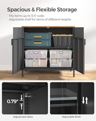 Metal Storage Cabinet with 2 Doors N371228