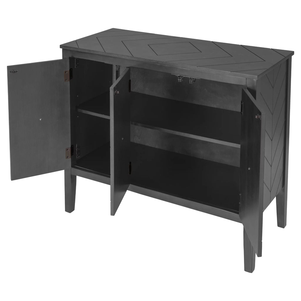 Gray 3 Door Storage Cabinet M891132