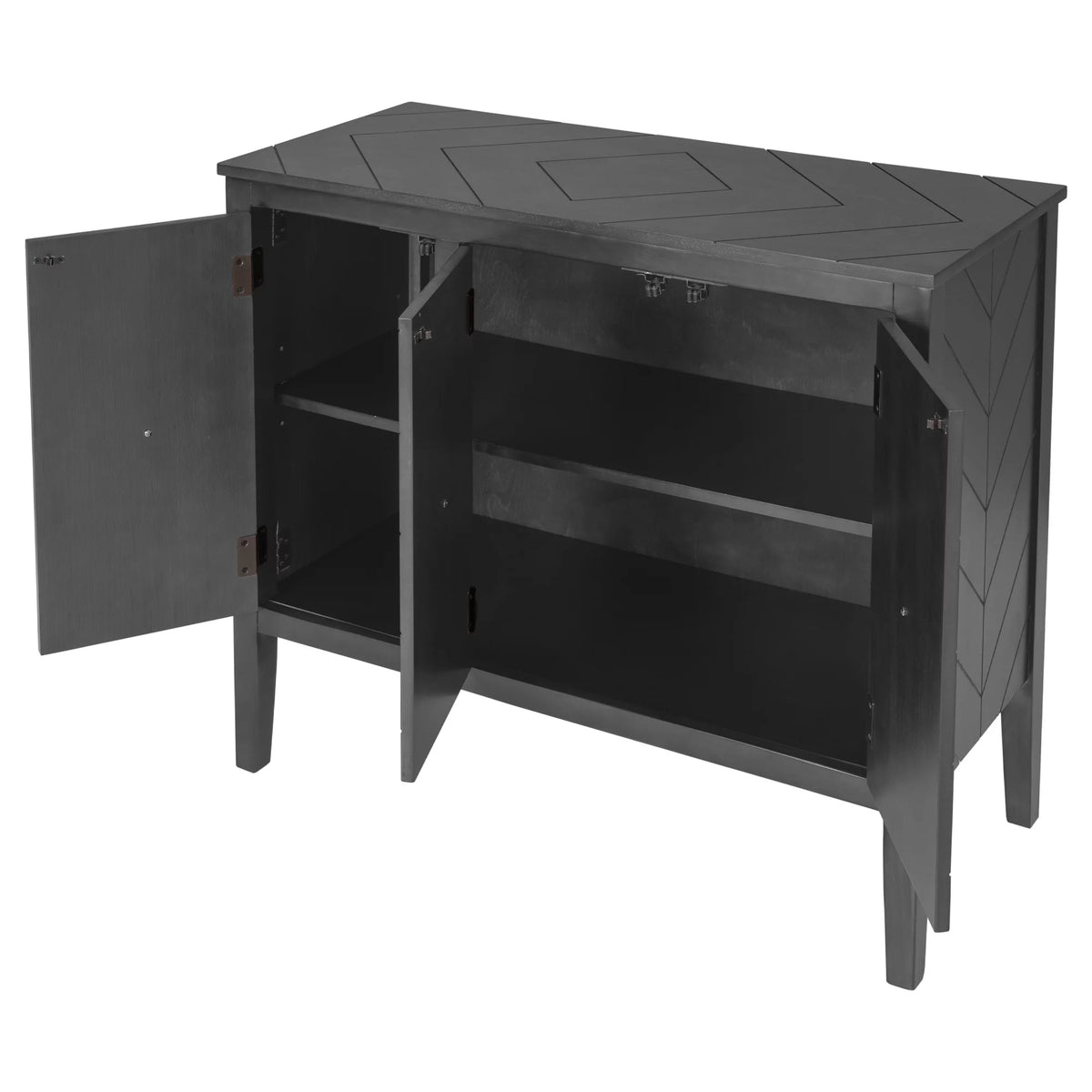 Gray 3 Door Storage Cabinet M891132