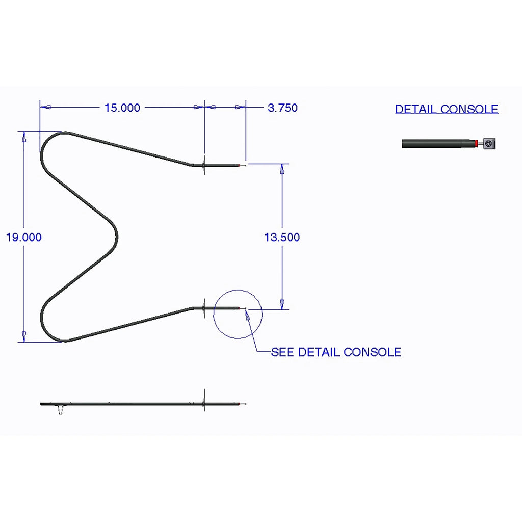 Replacement Bake Element W909253