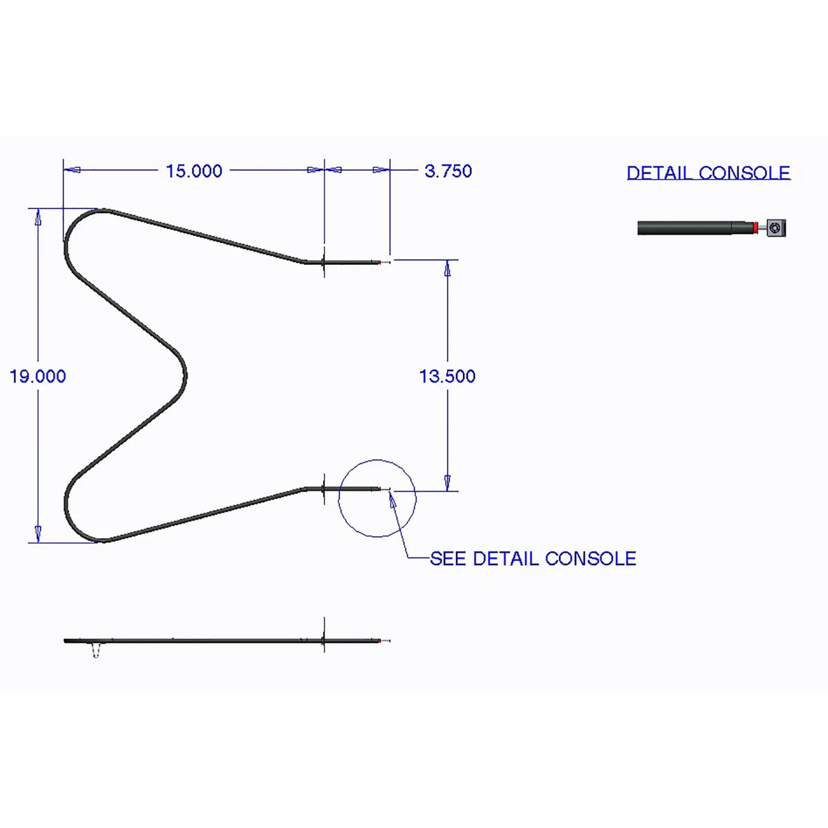 Replacement Bake Element W909253
