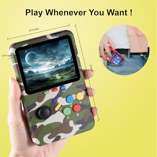 Electronic Handheld Games Device, 3D Video Game Emulator, 64GB TF Card, 3.0" HD Screen K693
