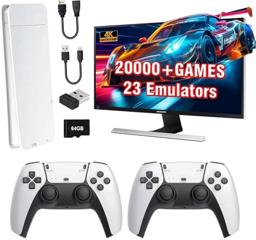 4K HDMI Wireless Retro Game Console with 20000+ Games C438