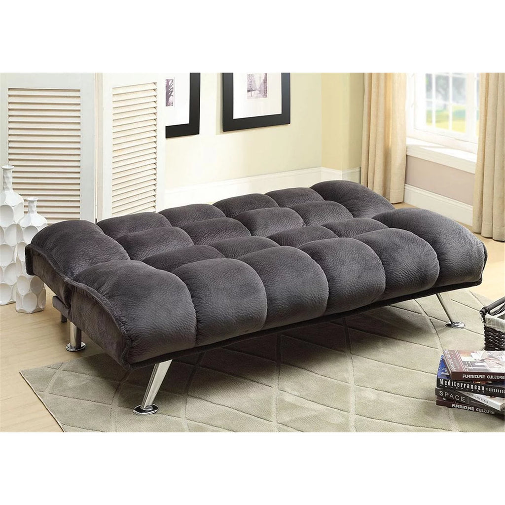 Dark Brown Futon Sofa W273
