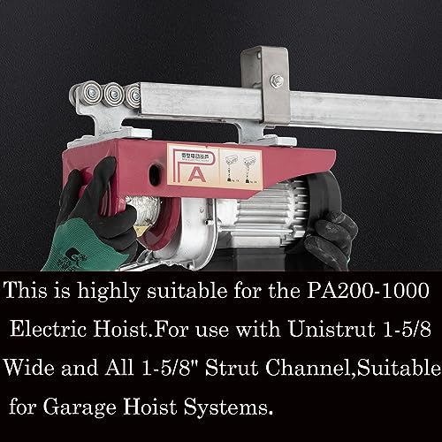 6 Wheel Trolley Assembly for 1-5/8" Strut Channel O4942