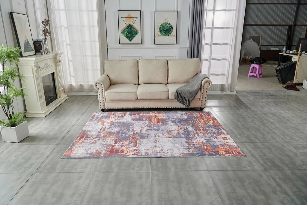 Abstract Design Area Rug O748