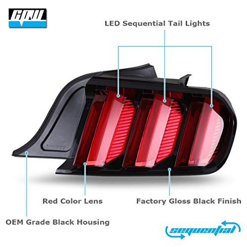 Euro Style LED Tail Lights Rear Lamps (Clear) K859338