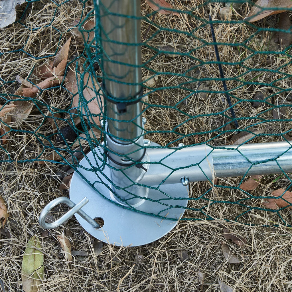 Large Metal Chicken Coop 6.6x9.8x6.6 ft L5934