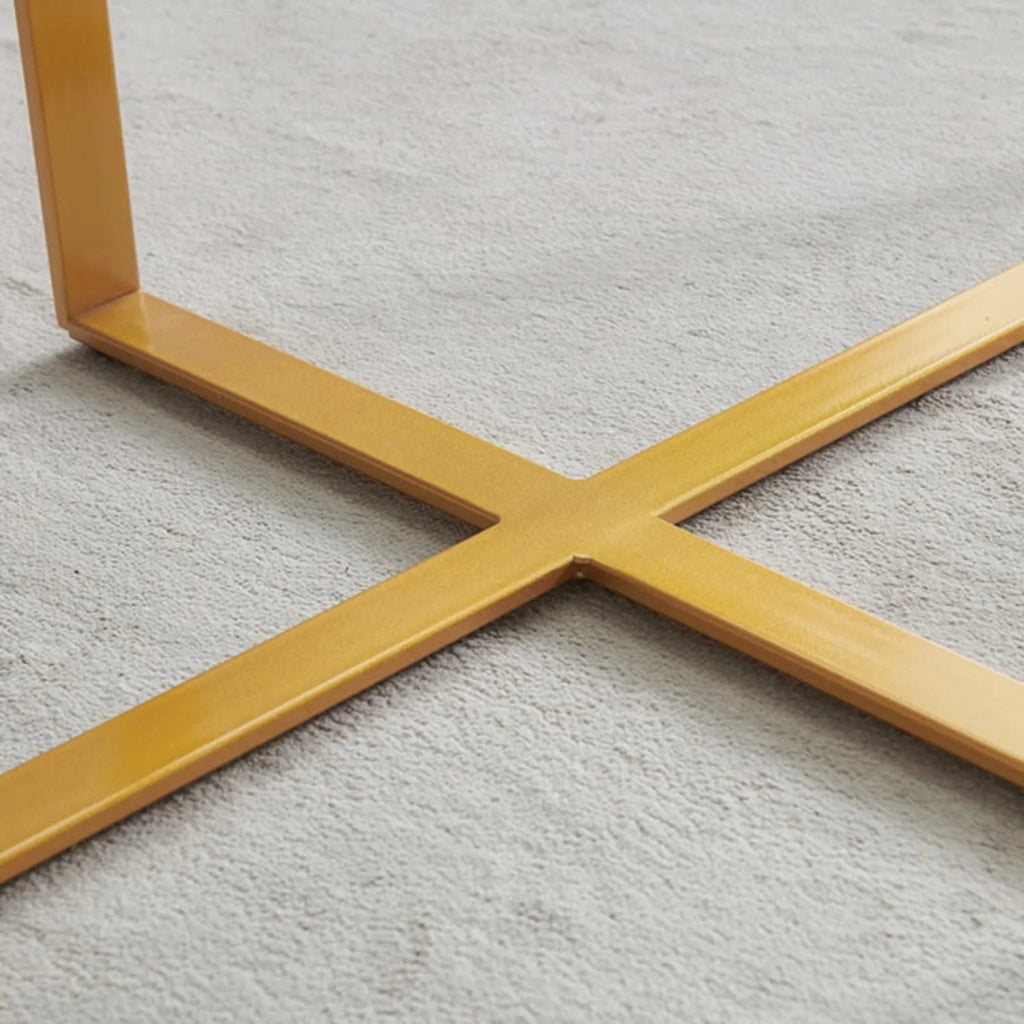 Rectangle Coffee Table with Tempered Glass Tabletop B801995