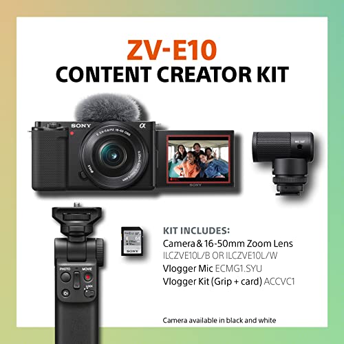 Black Interchangeable Lens Mirrorless Camera Kit F8873