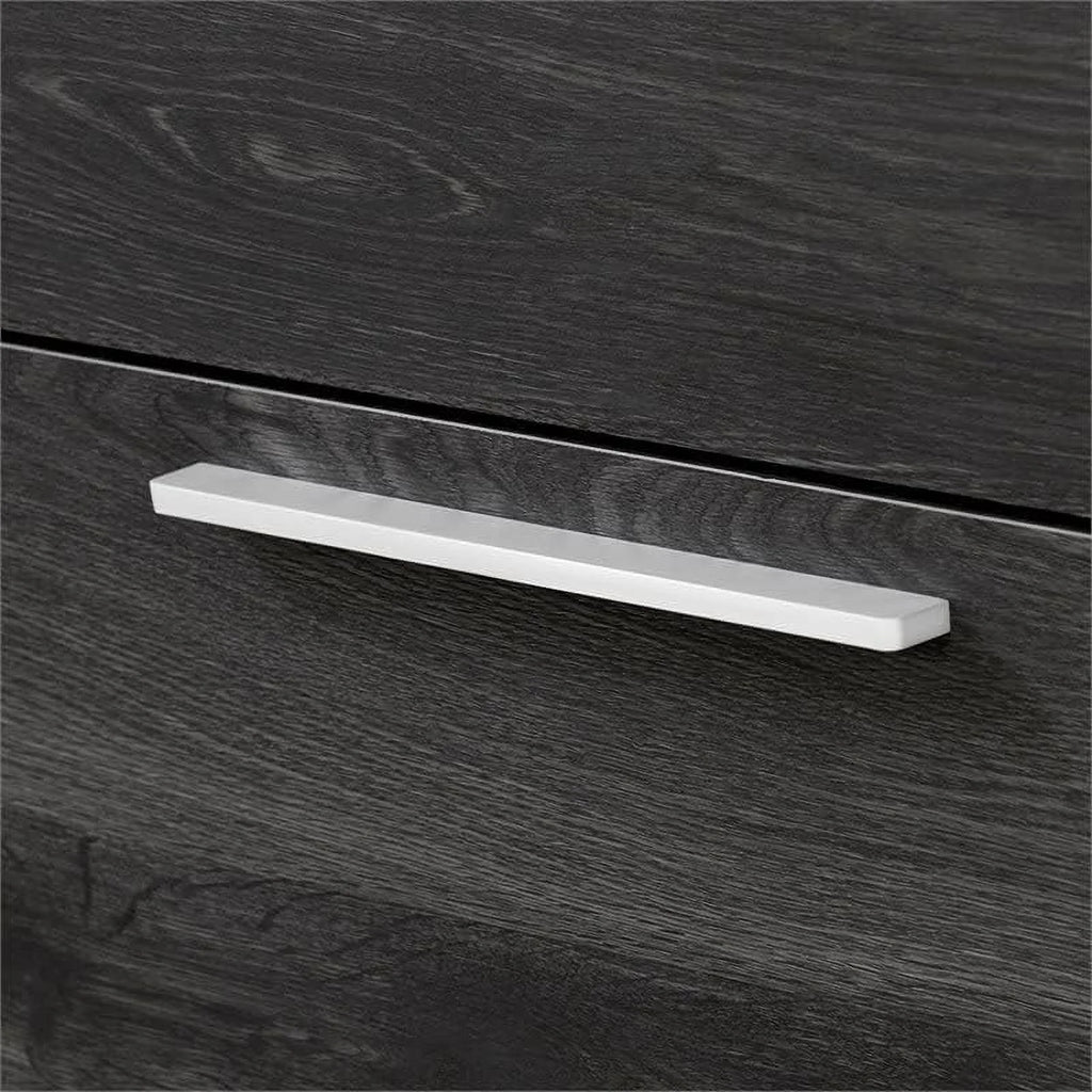 Dark Grey 5 Drawer Wood Dresser K537973