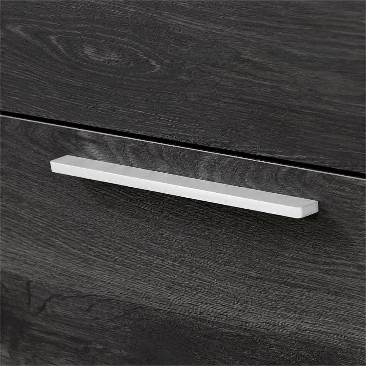 Dark Grey 5 Drawer Wood Dresser K537973