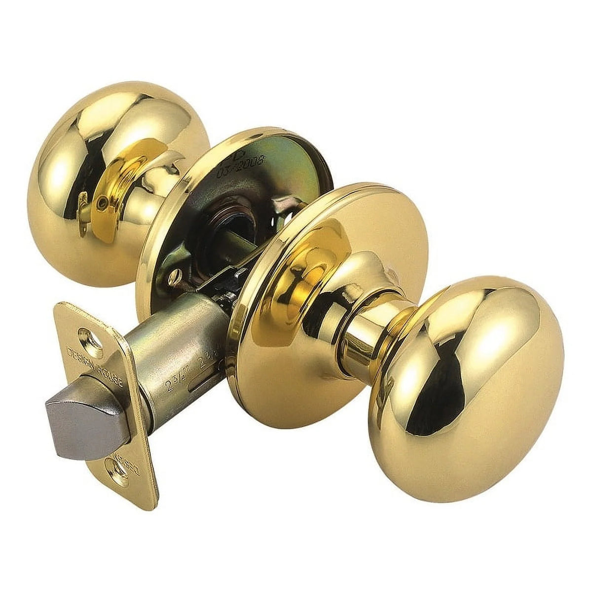 Passage Door Knob Polished Brass R10797