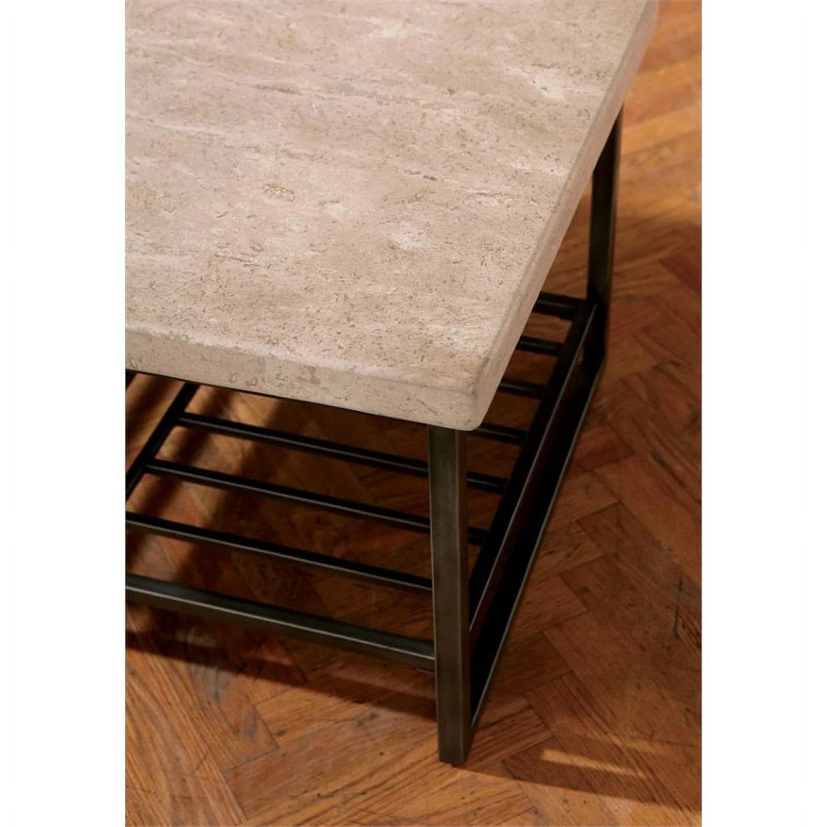 Contemporary Coffee Table in Alabaster Travertine Q4565