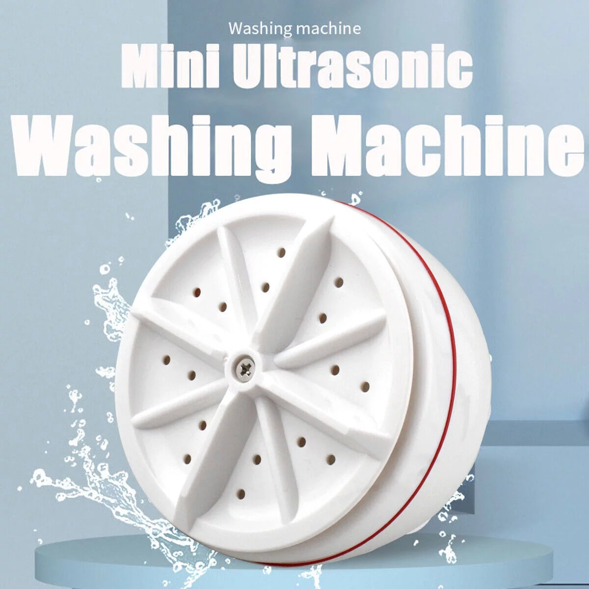 Ultrasonic Turbine Portable Mini Washing Machine X906