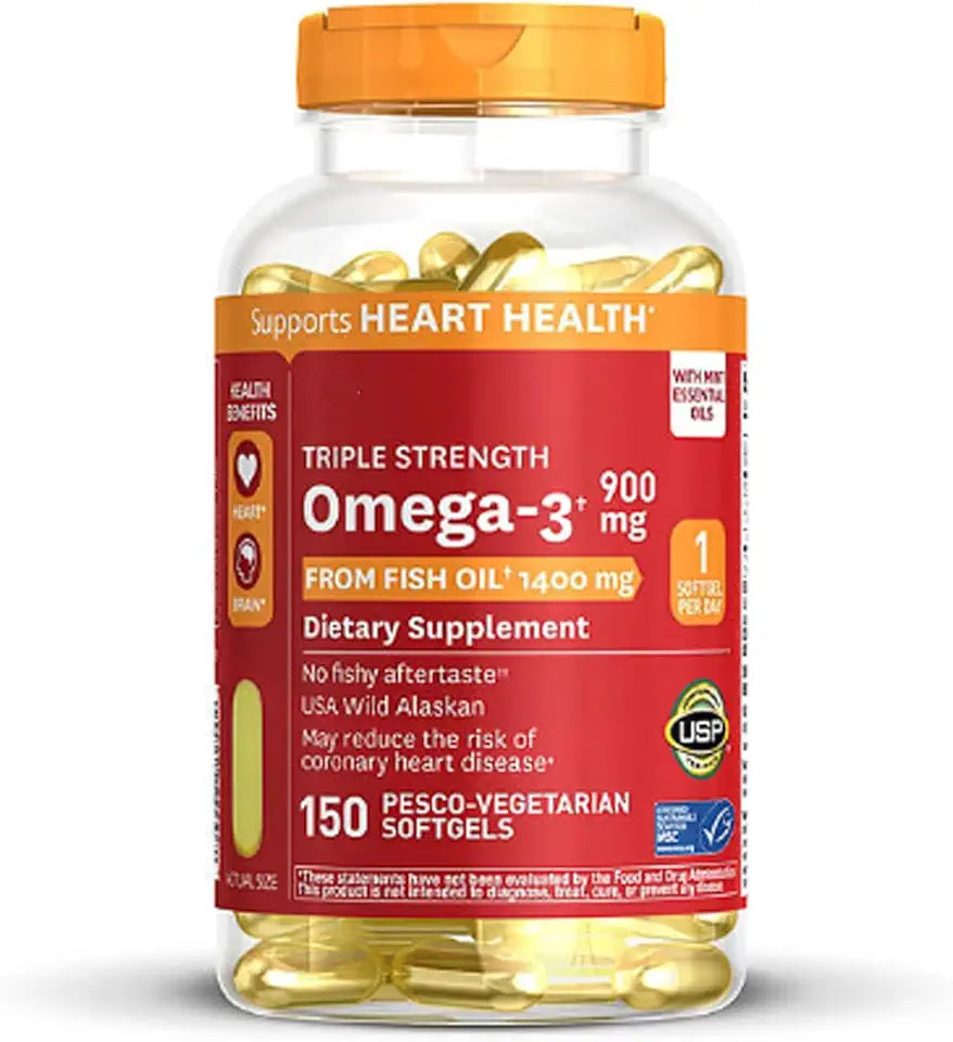 Triple Strength Omega-3 Fish Oil 900 mg 150 ct V907628
