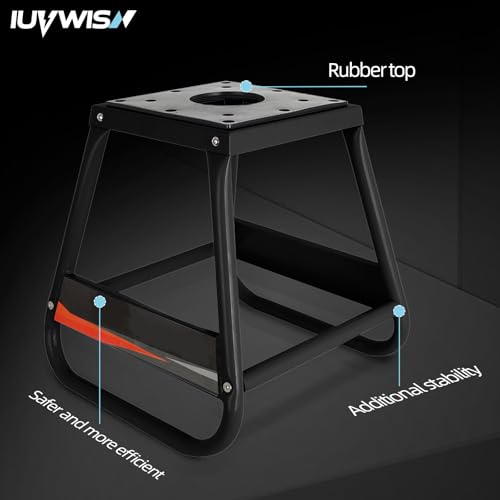 Black Detachable Anti Slip Motorcycle Stand O3218