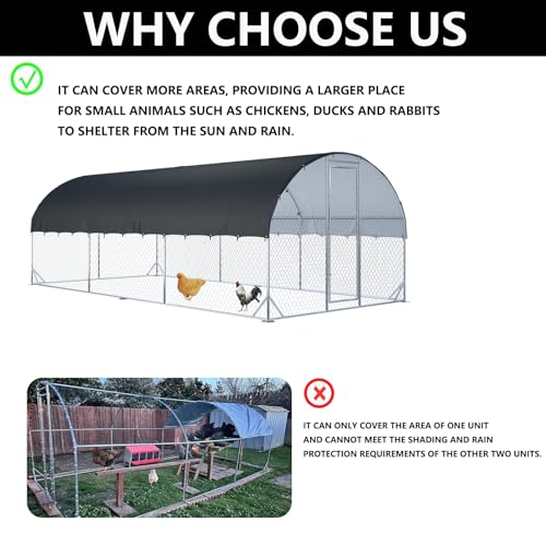 Chicken Coop Cover Waterproof Sun-Proof V77703