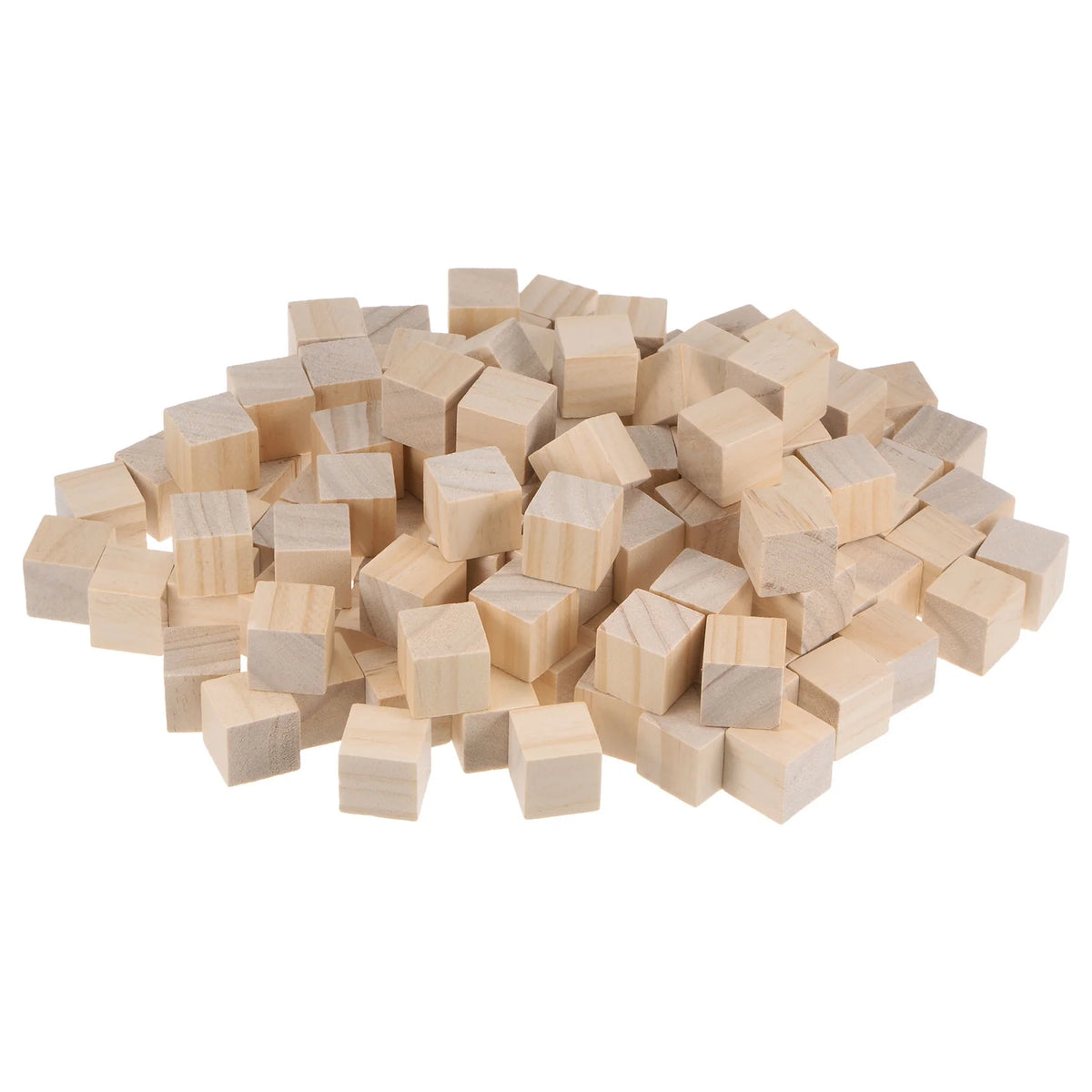 3/4 Inch Unfinished Pine Wood Blocks, 150 Pack U697