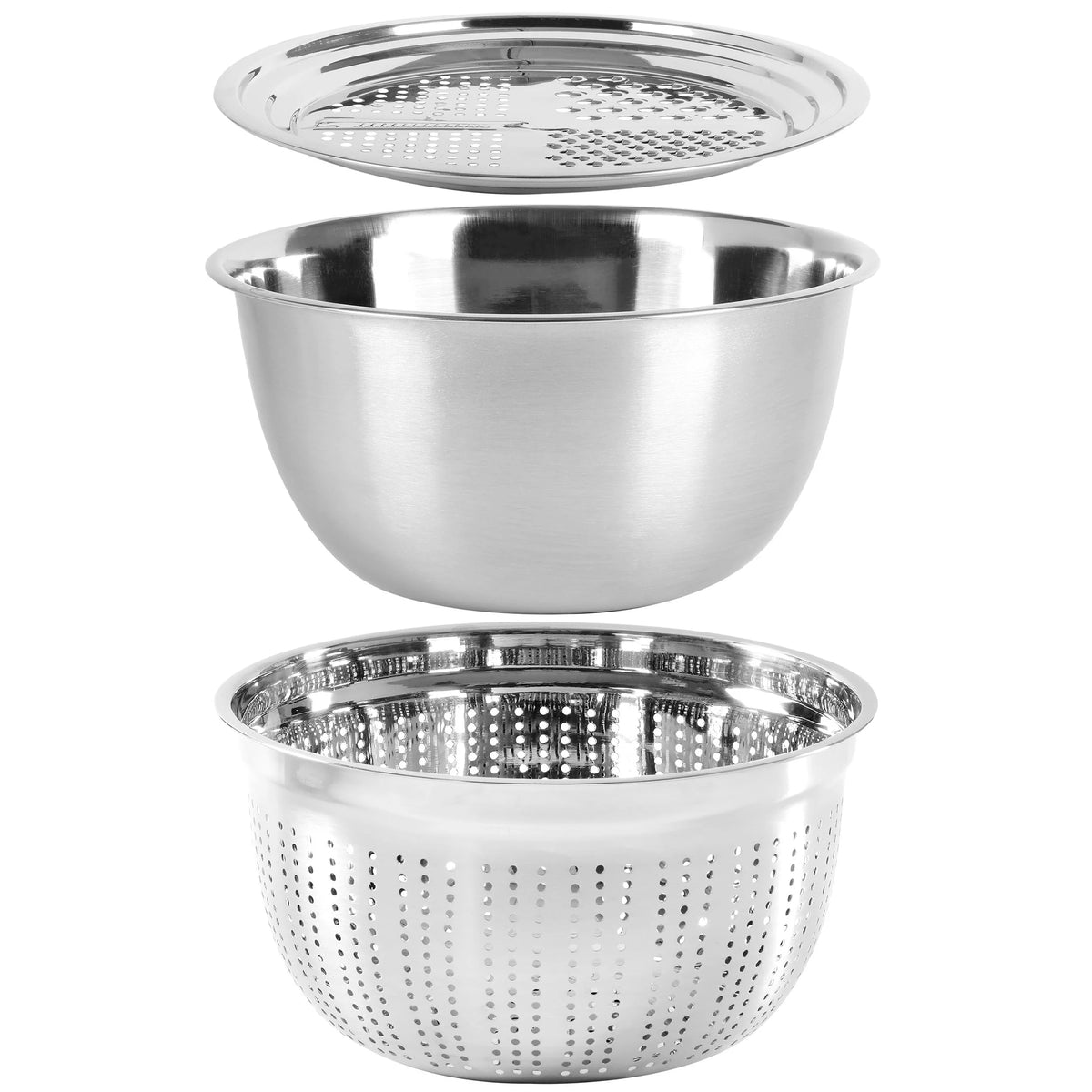 3 Piece Stainless Steel Prep Bowl Set X296