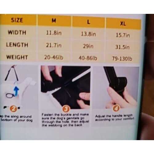 Adjustable Dog Lift Harness K279