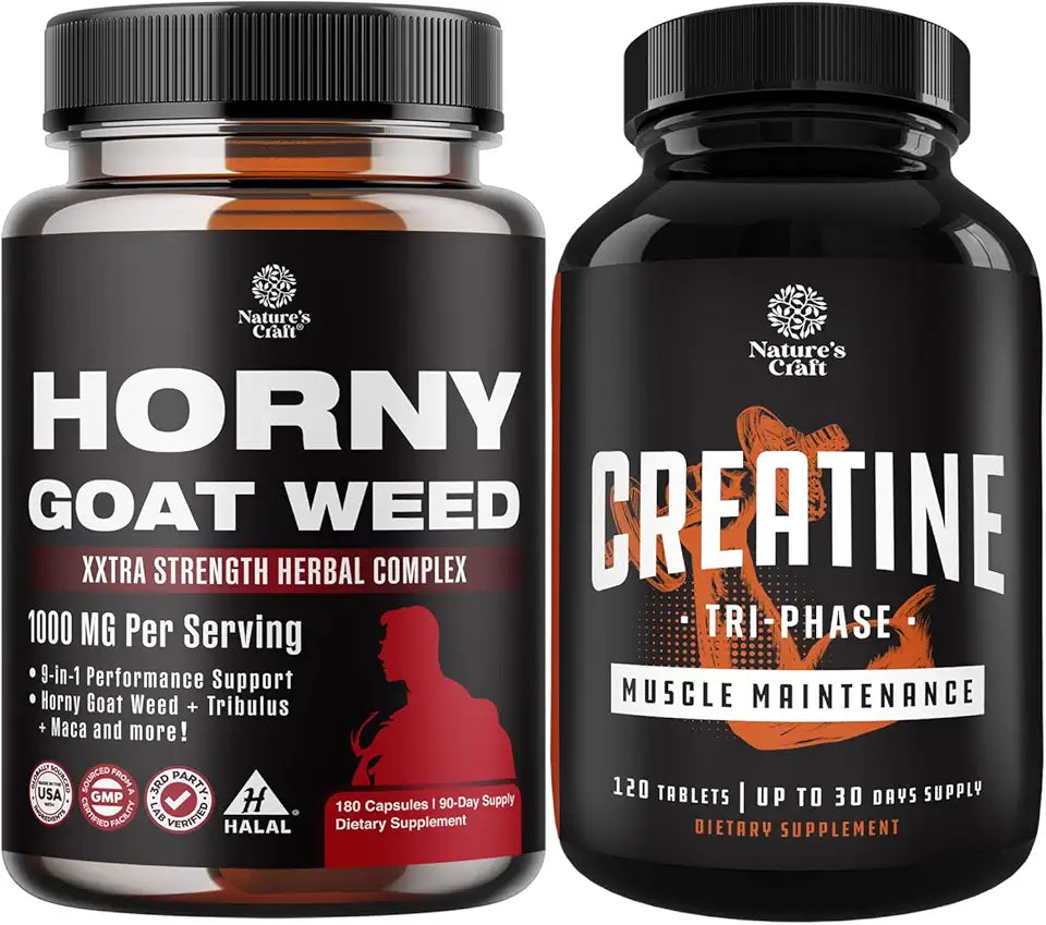 Horny Goat Weed and Creatine Supplement G1931