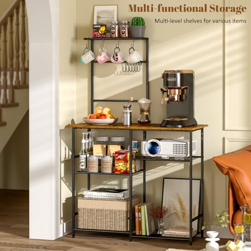 6-Tier Kitchen Baker's Rack with Storage M888321