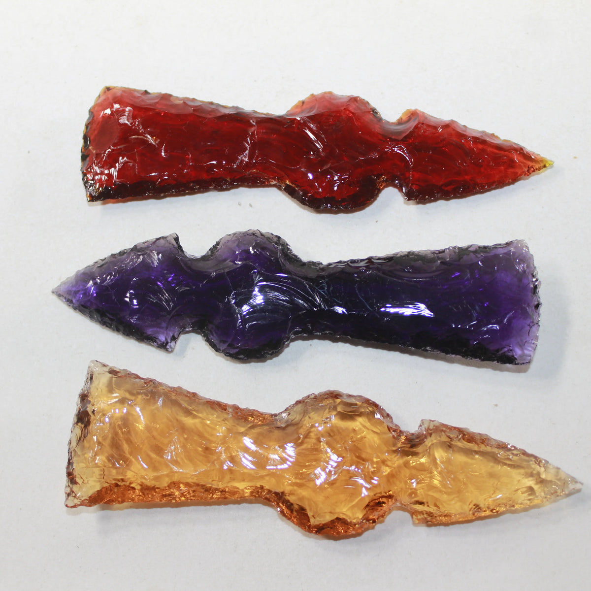 Glass Ornamental Tomahawk Heads E431974