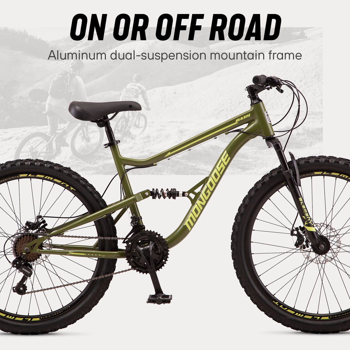 21 Speed 26-inch Green Mountain Bike P677121