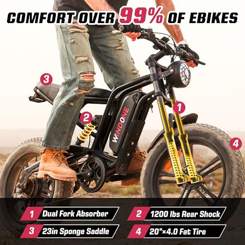 Electric Bike 48V 13Ah 750W 20" Fat Tires UL Certified D459526