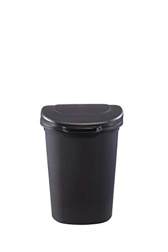 13 Gallon Black Touch Top Trash Can M356